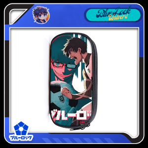 Trousse Blue Lock Anime - Sac à Crayons Manga Pour École Ou Cosplay, Noir